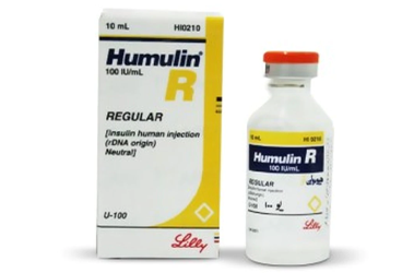 HUMULIN-R 100 IU/ML 10 ML 1 FLAKON